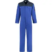 Bestex Overall 2 kleuren drukknoopsluiting 48 / Kobalt-Navy