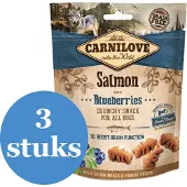 Carnilove Crunchy Snack Zalm / Blauwe Bes - 3 x 200 g