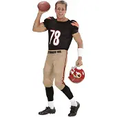 E-Carnavalskleding.nl Carnavalspak American Footballer / Rugbyplayer Stan