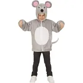 Vegaoo Vest met capuchon muis voor kinderen - Kinderkostuums - 86/92