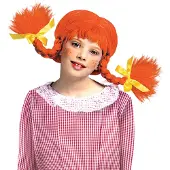 Widmann Carnavalsaccessoires: Pipi kinderpruiken