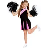 Vegaoo Cheerleader kostuum voor meisjes - Kinderkostuums - 128-140