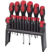 Kreator KRT400005 Schroevendraaierset - 18-delig - Vast handvat - 0.64 kg