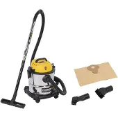Powerplus elektrische stofzuiger nat-droog POWX3230 - 1200W stofzuiger auto, tapijt, zuig- & blaasfunctie - 20l tank - met 4 acc.