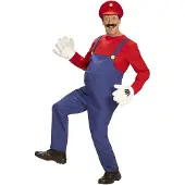 Finidi Loodgieter Mario | Man | Large | Carnaval kostuum | Verkleedkleding