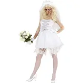 E-Carnavalskleding.nl Verkleedkleding: Zombie bruidsjurk