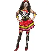 E-Carnavalskleding.nl DIA DE LOS MUERTOS VROUW S