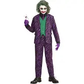 Widmann Joker Kostuum | Classy Joker | Jongen | Maat 140 | Carnaval kostuum | Verkleedkleding