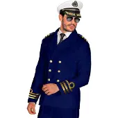 Finidi Luxe officier marine blauw met gouden details