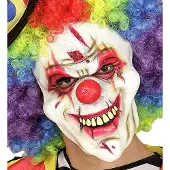 Finidi Killer clown funny death (wit, rood en multi)