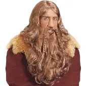 Widmann Carnavalsartikelen: Pruik, Viking met baard en snor