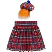Finidi Schotse kilt Glendino voor de snelle verkleder-S/L