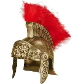 Widmann Antieke gouden Romeinse helm voor carnaval