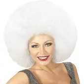 Widmann Pruik afro extra groot wit