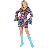 Finidi Disco jurk Daisy 70-jaren