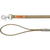 Trixie BE NORDIC Leren Hondenlijn, Lichtgrijs XS-S 120cm lang 15mm breed
