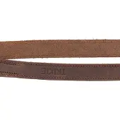 Trixie hondenriem rustic verstelbaar vetleer donkerbruin 200x2,5 cm