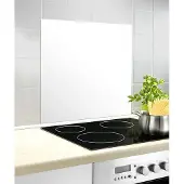 Wenko Keukenwand Unikleur Kookplaatwand, spatbescherming voor kookplaat of spoelbak, gehard glas (1-delig)