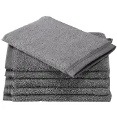 De Witte Lietaer Washandje Contessa Steel Grey (set van 6)
