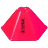 Sportec afbakenbollen hexagonaal groot 10 stuks roze