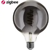 EcoDim Smart lamp E27 | Globe G125 | Smokey | 2000-4000K | Zigbee | 5W
