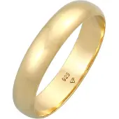 Elli - Elli Ringen Dames Basis Band Ring Klassiek in 925 Sterling Zilver