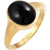 Elli Ring goud / zwart