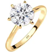 Elli Ring goud / transparant
