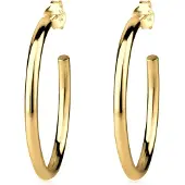 Elli - Elli Oorbellen Elli Oorbellen Dames Creolen Basic Klassiek Elegant in 925 Sterling Zilver Verguld Oorringen