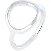 Elli - Elli Ringen Circle Geo Statement 925 Zilver Dames