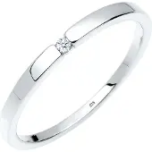 Elli DIAMONDS Ring 'Classic' zilver
