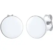 Elli - Elli Oorbellen Dames Oorbellen Rond Glimmend Basic in 925 Sterling Zilver