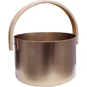 Saunia - Sauna Emmer - 6 liter - Met bijpassende opgietlepel - Goud/Zand