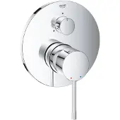 GROHE Essence - Afdekset voor inbouwkraan voor 3 functies, chroom 24092001