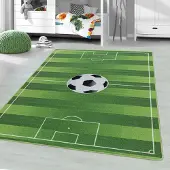 Muratap Play vloerkleed kinderkamer voetbal laagpolig 160x230 cm