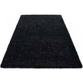 Muratap Basic shaggy vloerkleed antraciet hoogpolig- 200x290 cm