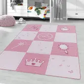 Muratap Play vloerkleed kinderkamer little princess laagpolig 120x170 cm