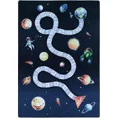 Muratap Play vloerkleed kinderkamer space numbers laagpolig 120x170 cm