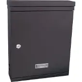 Vepa Bins Wandbrievenbus Valencian mat zwart