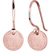 Elli Oorbellen Circle Minimaal Trend 925 Zilver rosegoud verguld