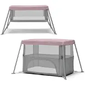 Kinderkraft Reisbed/Wieg Kinderkraft Movi Pink