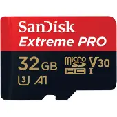 SanDisk microSDHC Extreme Pro 32GB 100MB/s A1 U3 + SD adapter