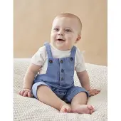 Noukie'S - Jeans salopette - Zomer - 9 maand / 74