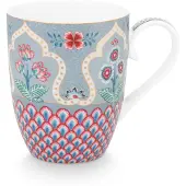 Pip studio Flower Festival 350ml blauwe mok 2
