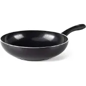 GreenChef Diamond wokpan 28cm - zwart - inductie - PFAS-vrij