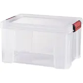 Rotho Clip&store Doorzichtige Opbergdoos 27l