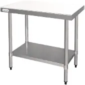 Vogue RVS werktafel met snijplank | 90 x 90 x 60 cm