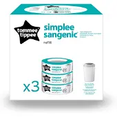 Tommee tippee Simplee Sangenic Navulcassette 3 Stuks