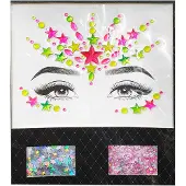 Leg avenue Vibe Neon Face jewels sticker
