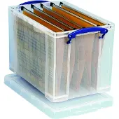 Really Useful Box – 19L – Transparant – 10 Hangmappen
